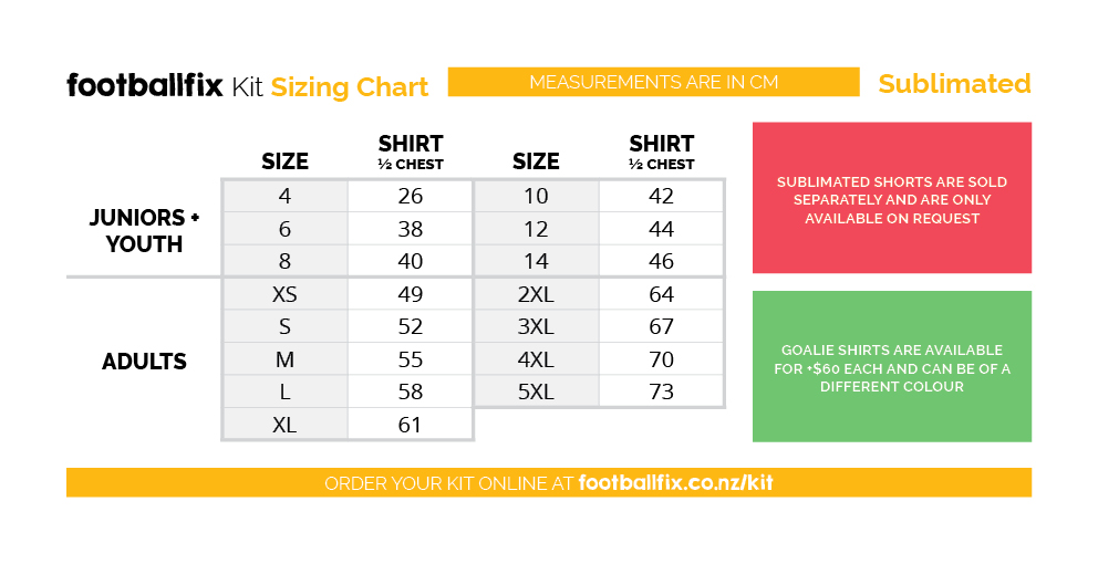 FBX, Sizing_SUB-2109 • FootballFix™